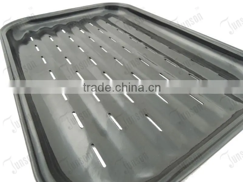 Top Quality Environmental Friendly Enamel Coated Cast Iron Grill Pan