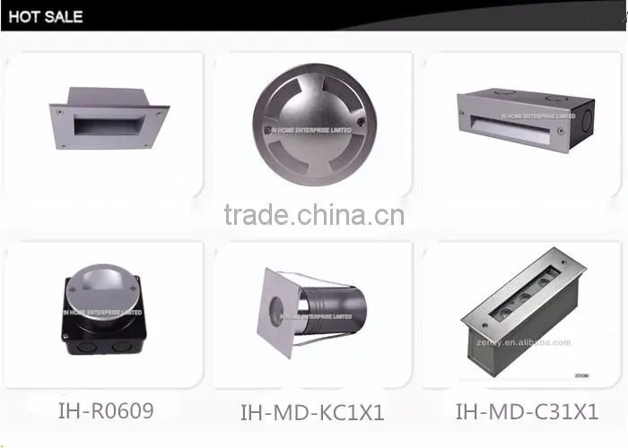 Die-casting Aluminum 100V-240V IP65 Waterproof LED Inground Light