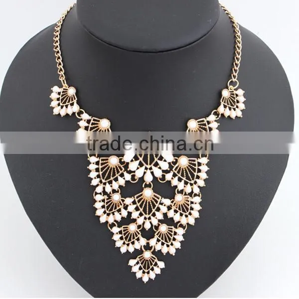 2015 Hot selling products statement necklace luxury