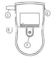 alcohol tester breathalyzer/breathalyser