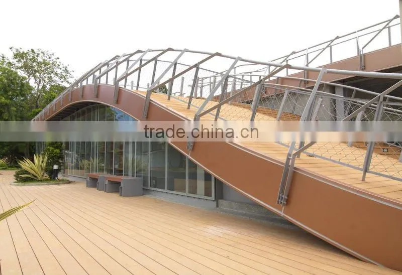 Solid Wood plastic composite WPC outdoor decking