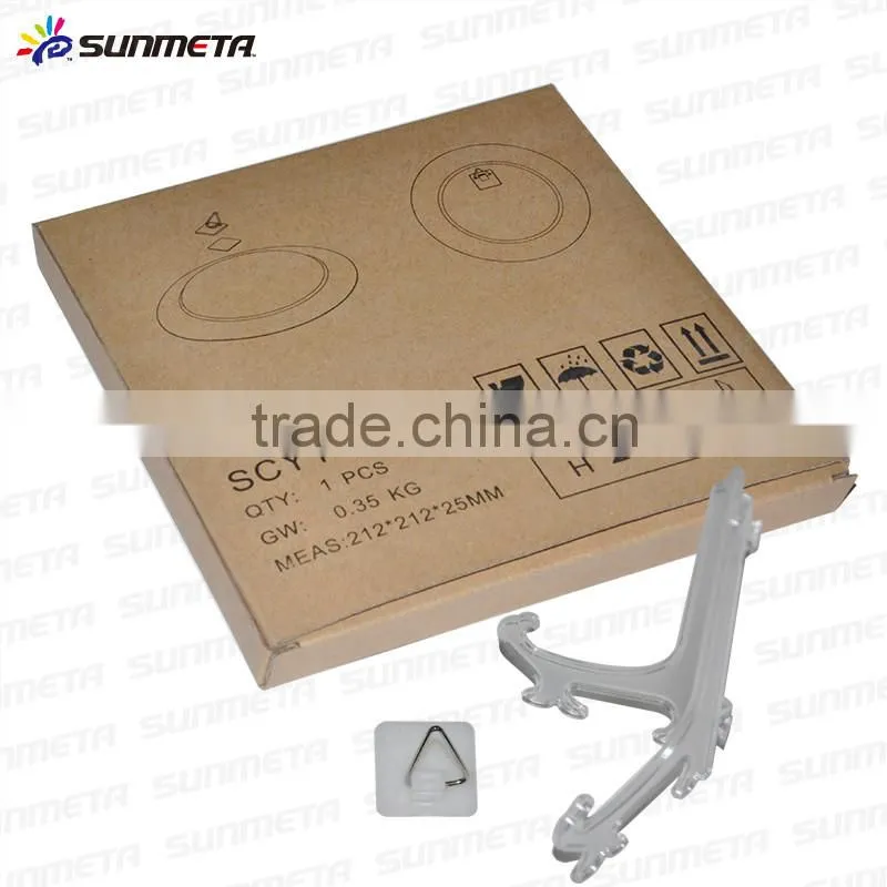 SUNMETA factory Personalized 10 inch sublimation Toughened glass plate for 3D vacuum machine