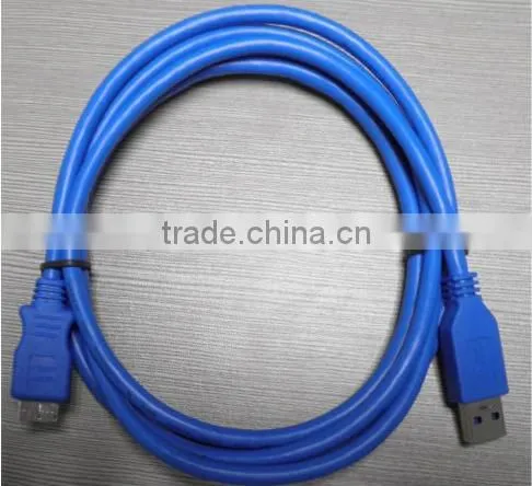 Flat Micro USB 10pin Charging cable USB3.0