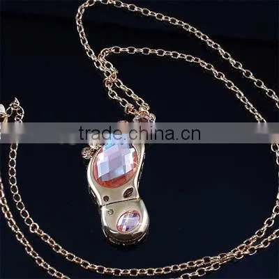 Promotional Gift Footprint Pendant Jewellery USB