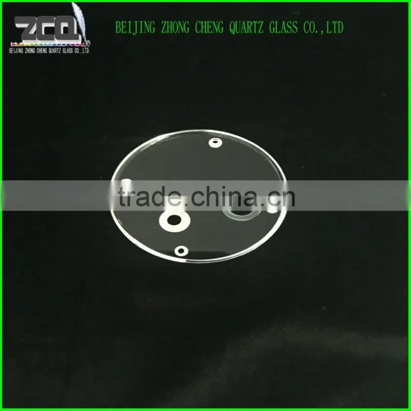 Best Selling Quartz Glass Sheet With Various Of Holes On Surface