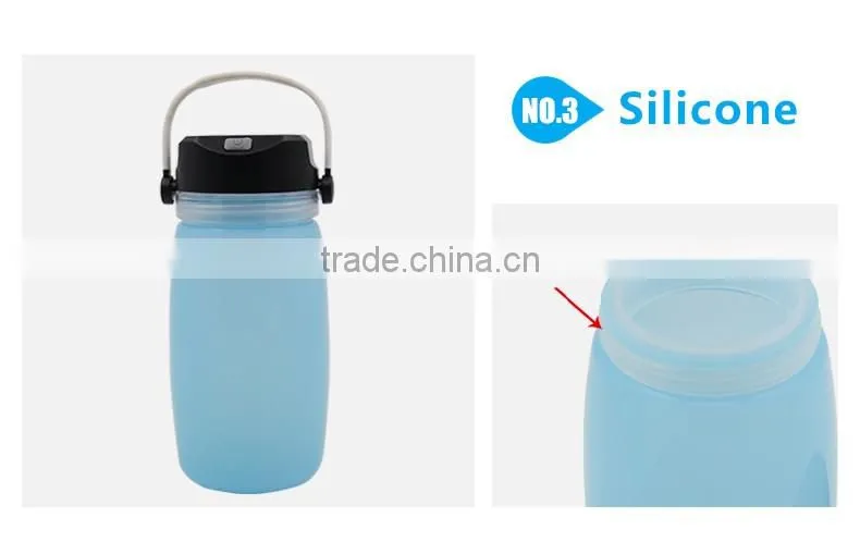 Soft Material Silicone Emergency Waterproof Wall Solar Lamps Camping Tent Lights