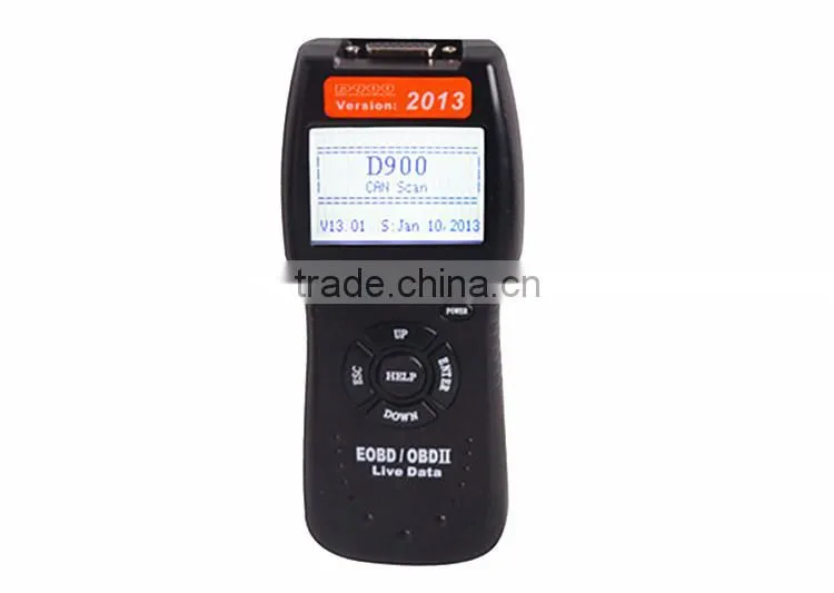 5 2014 OBD2 EOBD Scan Tool D900 Scanner Live PCM Data Code Reader Diagnostic Lastest Version 2014.01