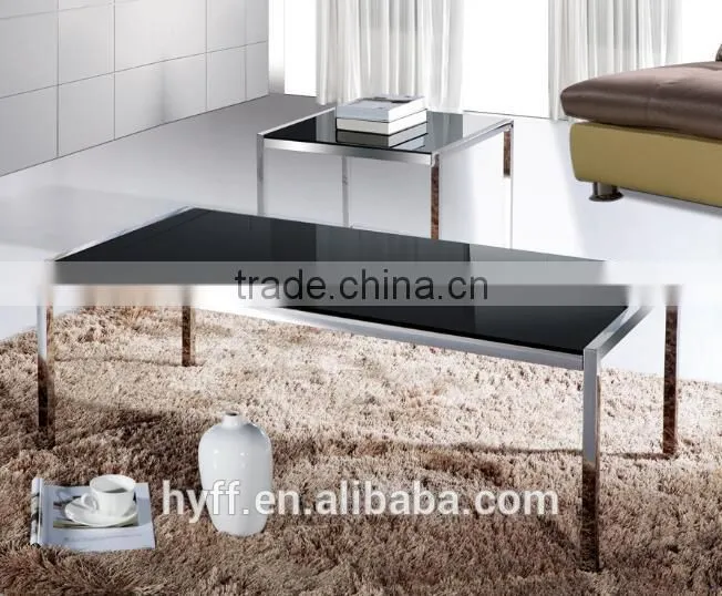 metal coffee table,glass top coffee table,mirrored coffee table DJ003-1