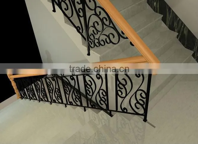 Top-selling forged iron railings banisters install