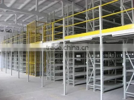warehouse storage multi level mezzanine racking
