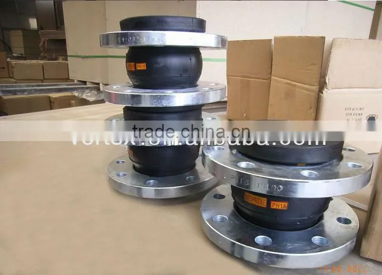Double sphere flanged rubber expansion joints
