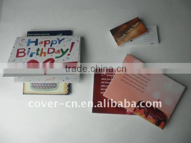 Newest Promotion gifts MP3/USB Greeting Cards