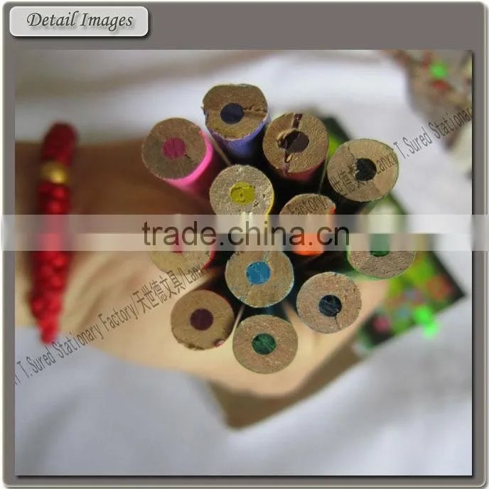 12 pcs Children Wooden Color Pencil Sets