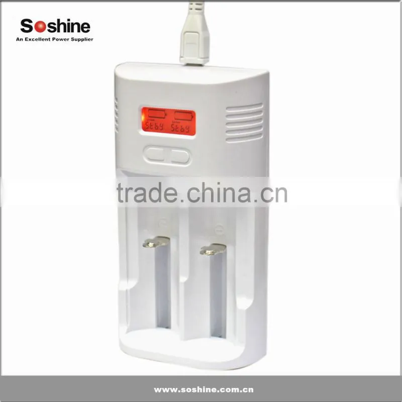 2016 New product Soshine T2 Multi USB Charger Portable Rechargeable Dual Micro USB Charger