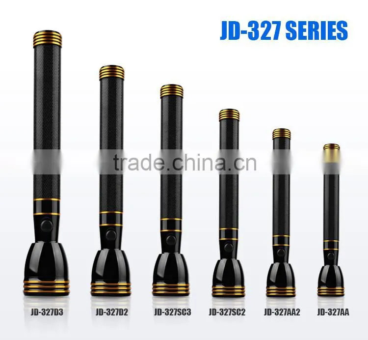cheap high power long distance aluminum portable The Middle East LED rechargeable flashlight torch - JD327 Keen