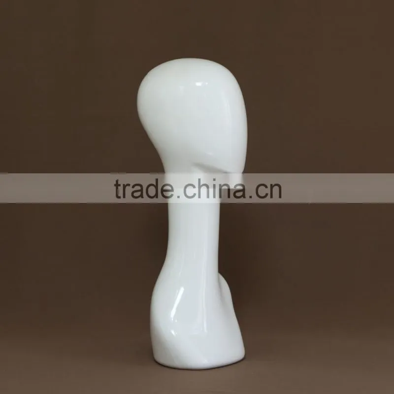 Hot sale wig plastic mannequin head display head for sale