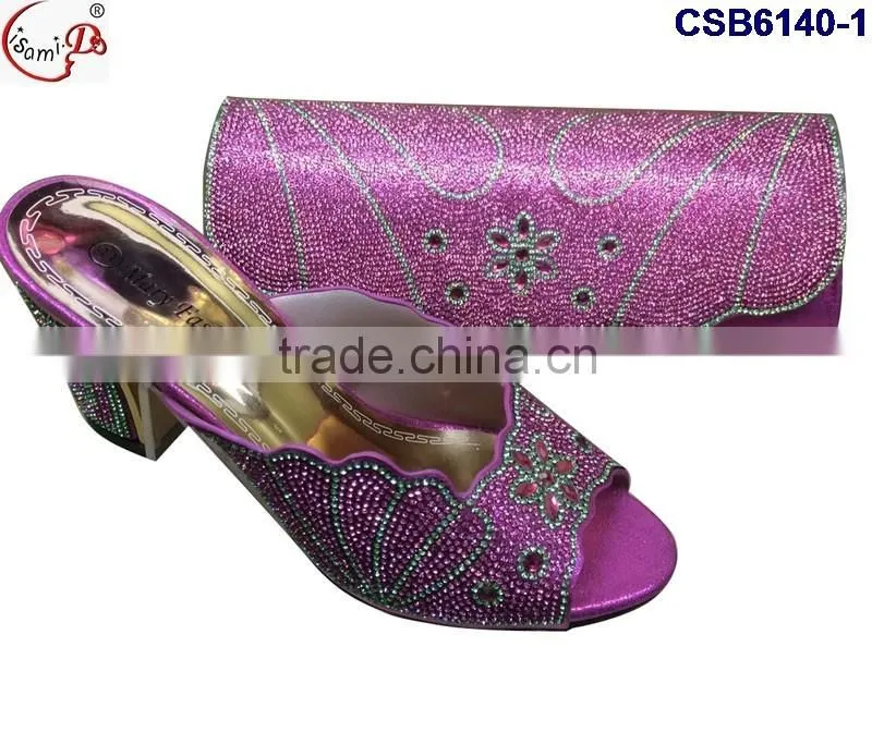 CSB6140 2016 The top latest fashion woman italy style high heel sandal shoes with bags