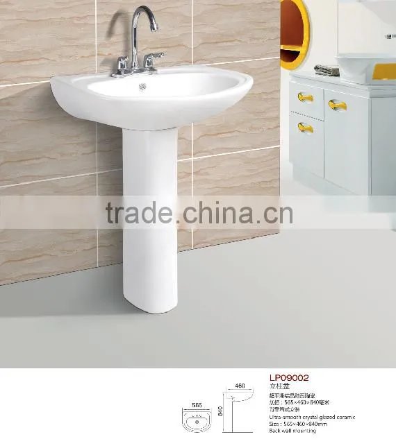 good quality with cheap price ceramic Hand Wash Pedestal Basin