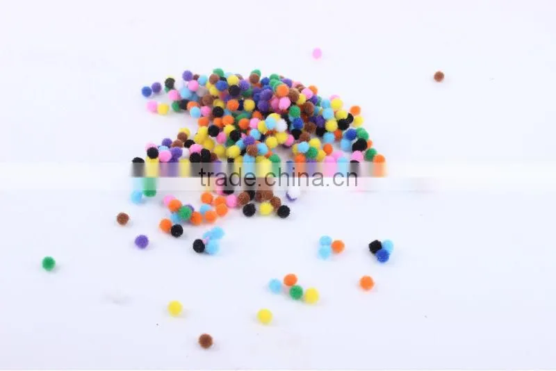 Factory supply DIY crafts high quality polypropylene pompoms toys for kids or wedding party decoration