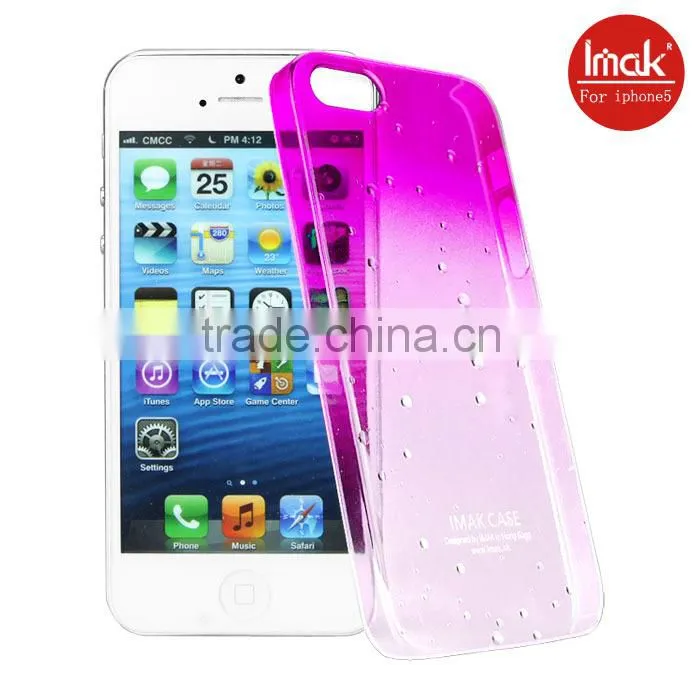 Hot Selling IMAK Colorful raindrop case for iphone 5 5s