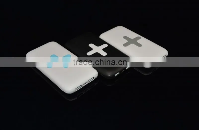 chines smart phone charger power bank 6000mah wireless charger