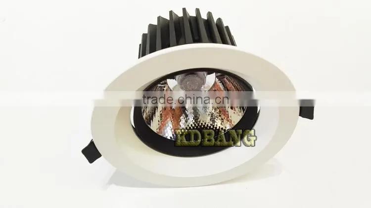 High brightness ceramic material led showroom lights for 30w COB