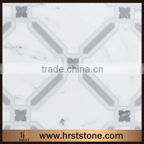 Home design oriental white marble mosaic tiles