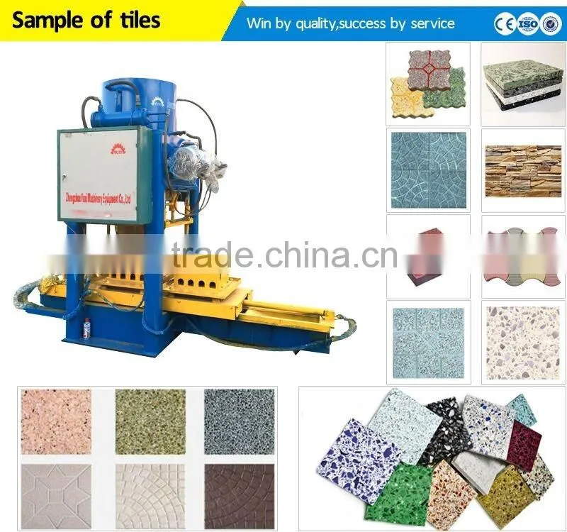 Advanced design concrere floor tile making machine price/Ceramic floor tile manufacturer paving floor tile making machine