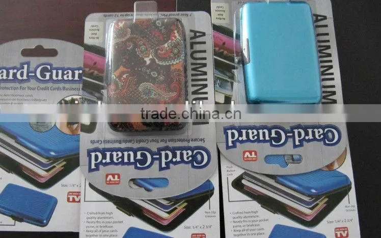 bank card case aluminum wallet