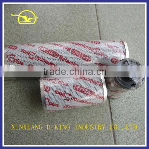 Washable hydraulic suction line filter element