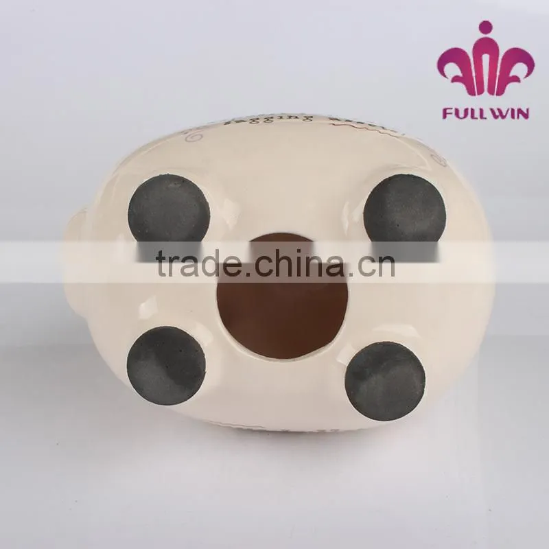ceramic funny inscriptions on the piggy bank the piggy bank