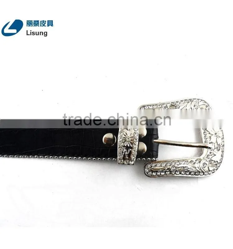 Bling Western Crystal Rhinestone Dress Concho Straps For Men