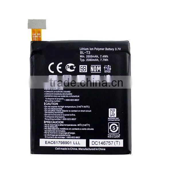 100% Original BL-T3 battery for LG