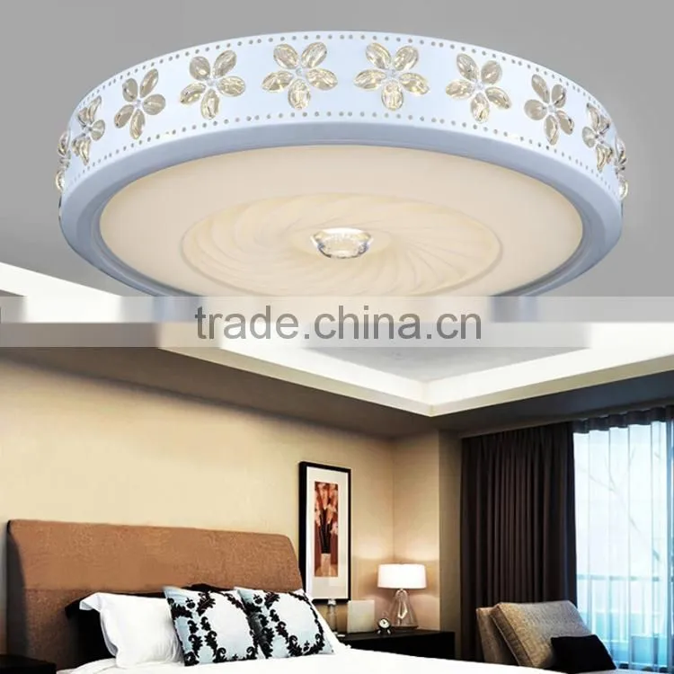 High Quality Crystal Acrylic LED Ceiling Lamp Round 230V Cheap Ceiling Lights
