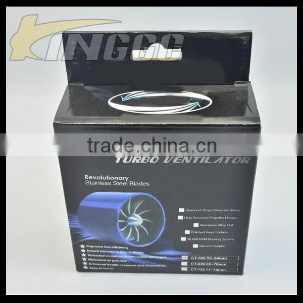 Precision Turbo Part Double Propeller Car Turbo Air Intake Fan For Sale