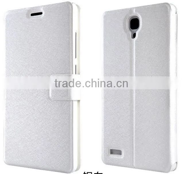 Silk Matte Pattern Wallet Stand Leather Case For XiaoMi Redrice Note 5.5"/Mi 1S/Mi 2/Mi 4/XiaoMi 3/Mi 1 1S