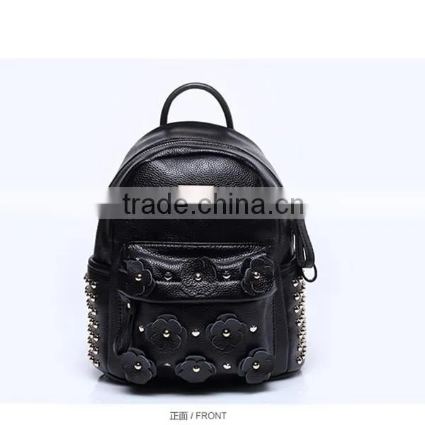 2016 New Design Backpack Flower Accessories Trend Shoulder Bag Pad backpack bag