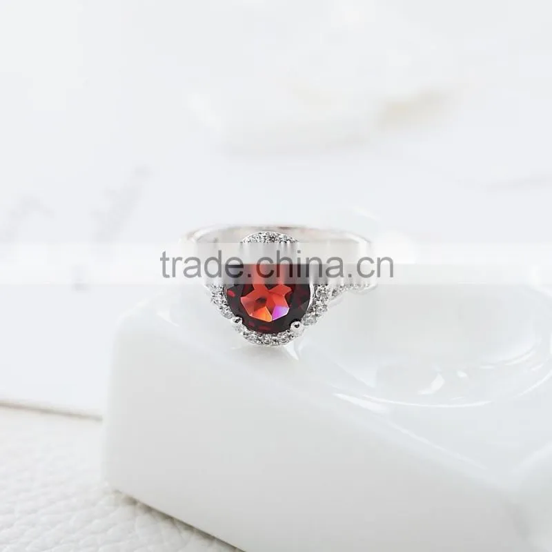 Generous 925 sterling silver natural round shape amethyst ring. Natural gemstone silver ring.Europe gemstone ring