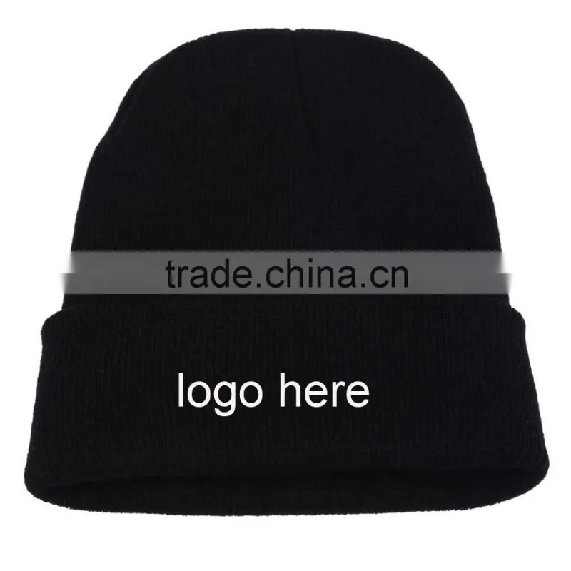 Fashion Colorful Knitted Custom Beanie