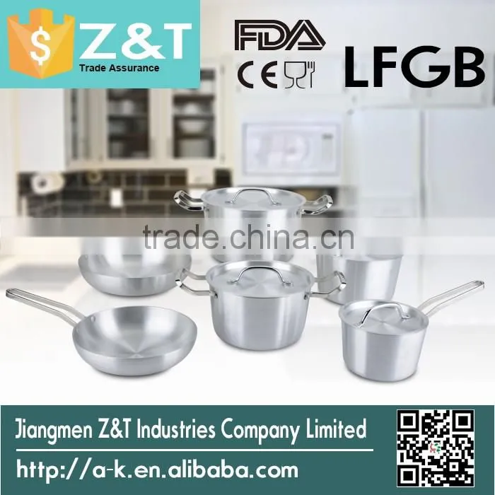 New product sanding aluminum sauce pot and pan set