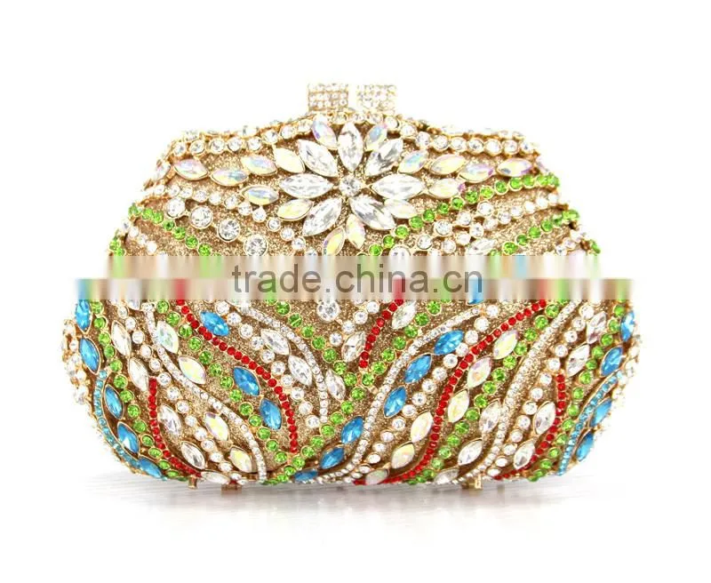 Top one OEM design Envelope clutch bag for party women's clutch purse Crystal Evening Clutch bag