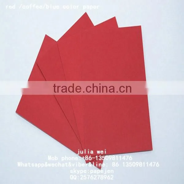 Notebook 230gsm red card invitation card board red color kraft paper