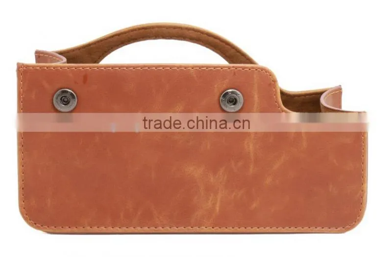 New Brown Instax W300, PU Leather Camera Case Bag For Fujifilm Instax Camera