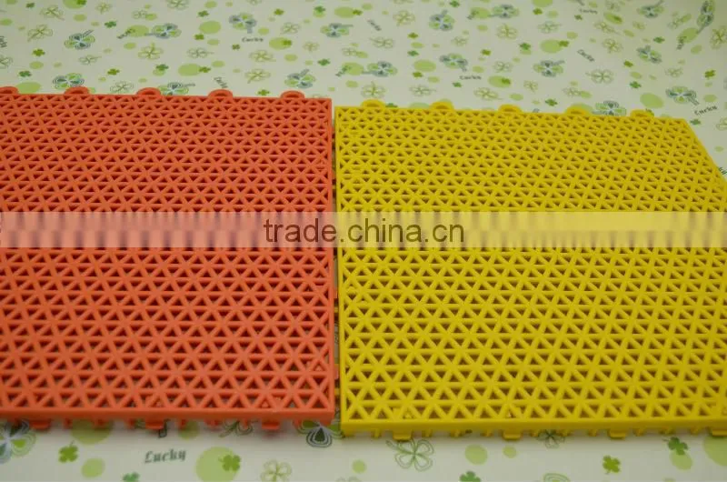 multipurpose floor tile, interlocking tile mats, suspended interlocking sports flooring for wholesale