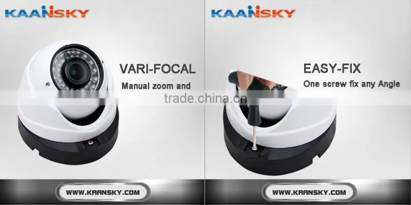 KAANSKY 960P 1.3mp full hd ip ir dome camera support Onvif network camera with POE