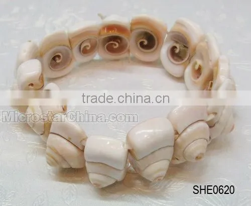 Natural pure color special shell bracelet