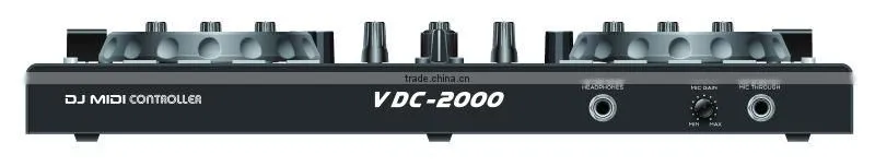 Manufacturer supply new VDC-2000M hot sale virtual dj software inside usb DJ midi Controller