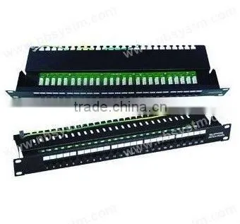 25 port UTP Telephone Panel 8P4C 19" 1U,Krone IDC