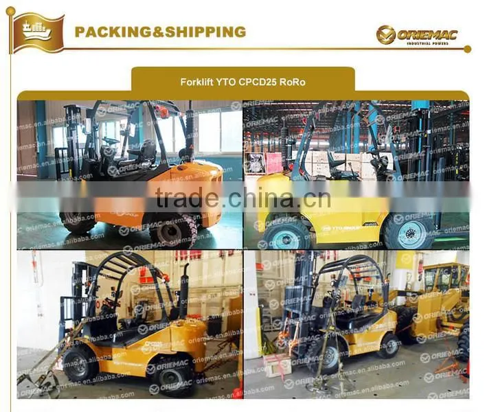 YTO 5 ton diesel forklift price CPCD50A