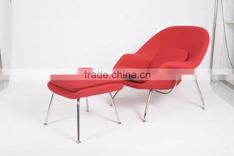 Home furniture factory Knoll Eero saarinen replica womb chair and ottoman